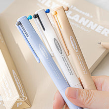 Load image into Gallery viewer, Creative Triangle Multi-color Gel Pen 3 in 1 0.5mm Black Blue Red Multifunctional Gel Pen Office School Stationery Supplies Gift