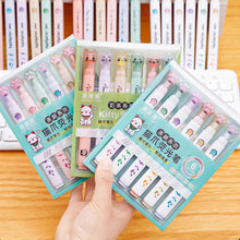 Load image into Gallery viewer, 6Pcs Kawaii Cat Claw Pastel Color Highlighters Drawing Art Markers Fluorescent Pen Gift Stationery Cute School Supplies