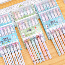 Load image into Gallery viewer, 6Pcs Kawaii Cat Claw Pastel Color Highlighters Drawing Art Markers Fluorescent Pen Gift Stationery Cute School Supplies