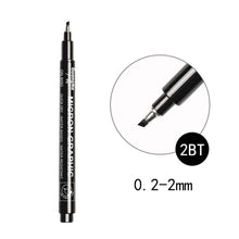 Load image into Gallery viewer, Pigment Liner Micron Pen set Manga markers Needle Pen Art Brush Hand-painted Hook Line Pens Sketch Fineliner Drawing Stationery