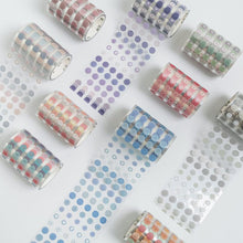 Load image into Gallery viewer, Journal Base Element Decorative Tape Dot Masking Washi Tape DIY Scrapbooking Sticker Label Japanese Stationery
