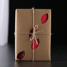 Load image into Gallery viewer, A7 Loose-leaf Photo Album PU Leather Kraft Paper Maple Leaves Cover Diary Notebook Vintage Cover Traveler Album Journals School Supplies