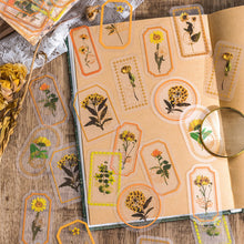 Load image into Gallery viewer, 30 Pcs Stationery Stickers Flower in The Mist Series Scrapbook Handbook DIY Journal Materials Aesthetic Collage Craft Supplies