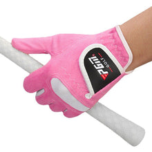 Load image into Gallery viewer, 1 Pair Women's Golf Gloves Suede Microfiber Cloth Anti-Slip Wear-Resistant Outdoor Sports Gloves Golf Supplies