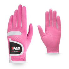 Load image into Gallery viewer, 1 Pair Women's Golf Gloves Suede Microfiber Cloth Anti-Slip Wear-Resistant Outdoor Sports Gloves Golf Supplies
