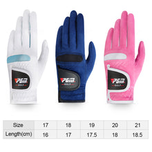 Load image into Gallery viewer, 1 Pair Women's Golf Gloves Suede Microfiber Cloth Anti-Slip Wear-Resistant Outdoor Sports Gloves Golf Supplies