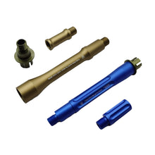 Load image into Gallery viewer, 1PC SI Aluminum Alloy Drivepipe Universal 19MM Extended Outer Tube 14 Reverse Teeth Kublai Khan M4 Interface CNC Splicing