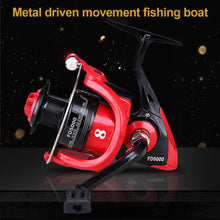 Load image into Gallery viewer, Metal Core Spinning Wheel Rock Sea Raft Fishing Lure Long Casting Fishing Line Wheel Fishing Accessories