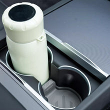 Load image into Gallery viewer, Silicone Car Waterproof Interior Non-Slip Coasters Center Console Storage Organizer Drink Pad Slots For Tesla Model S/X Model 3+ 2024 Accessories