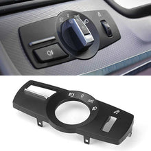 Load image into Gallery viewer, Car Head Lamp Rotary Button Headlight Switch Cover Panel For BMW 5 Series 7 Series GT F07 6 Series F06 7 Series F02 X3 F25 X4 F26