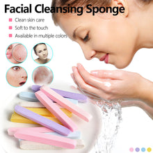 Load image into Gallery viewer, 50pcs Compressed Facial Cleanser Disposable Facial Sponge Makeup Remover Compressed Sponge Strip Face Washing Cleansing Sponge Cosmetic Puff