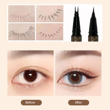 Load image into Gallery viewer, Double Head Eyeliner Liquid Pen Fast Drying Durable Long Lasting Ultra Fine Waterproof Oil Proof Silkworm Laying Pen Cosmetics