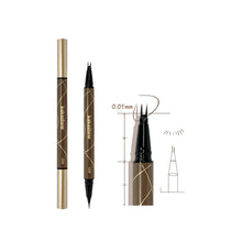 Load image into Gallery viewer, Double Head Eyeliner Liquid Pen Fast Drying Durable Long Lasting Ultra Fine Waterproof Oil Proof Silkworm Laying Pen Cosmetics