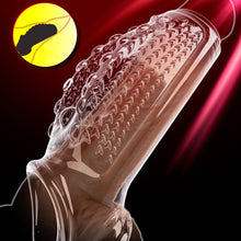 Load image into Gallery viewer, Penis Sheath Male Cock Enlargement Sleeve Ejaculation Delay Sleeve Sex Toys For Couples Wearable Penis Ring