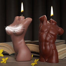 Load image into Gallery viewer, DIY Simulation Body Candle Silicone Mold Aromatherapy Candle Silicone Mold Candle Making Moulds Home Decor Ornaments Mold