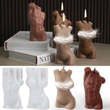 Load image into Gallery viewer, DIY Simulation Body Candle Silicone Mold Aromatherapy Candle Silicone Mold Candle Making Moulds Home Decor Ornaments Mold