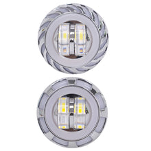 Load image into Gallery viewer, 8000LM Motorcycle Headlight LED Angel Devil Eyes Headlight Projector Lens High/Low Beam Strobe Spotlight DRL Dual Lamp