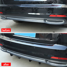 Load image into Gallery viewer, 4Pcs/Set Car Rear Bumper Strip Lip Dual Spoiler Diffuser Splitter Scratch Protector Anti-collision Protection