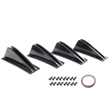 Load image into Gallery viewer, 4Pcs/Set Car Rear Bumper Strip Lip Dual Spoiler Diffuser Splitter Scratch Protector Anti-collision Protection