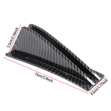 Load image into Gallery viewer, 4Pcs/Set Car Rear Bumper Strip Lip Dual Spoiler Diffuser Splitter Scratch Protector Anti-collision Protection