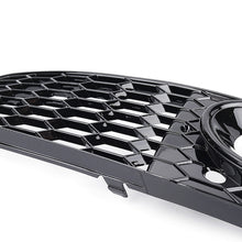 Load image into Gallery viewer, 2Pcs Car Honeycomb Mesh Fog Light Open Vent Grille Intake Cover Grill Parts for Audi A4 B8 RS4 2009 - 2012