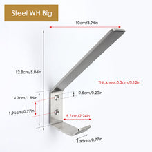 Load image into Gallery viewer, Motorcycle Helmet Wall Mount Hook Racks Steel Multipurpose Hook Hanger Home Luggage Jacket Holders Kitchen Cabinet Shelf Hooks