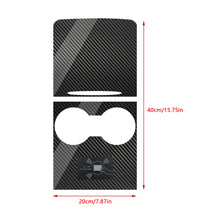 Load image into Gallery viewer, Car Interior Decoration Real Carbon Fiber Ultra Thin Car Center Console Cover Trim Sticker Fit For Tesla Model 3 Y 2021-23 Accessories