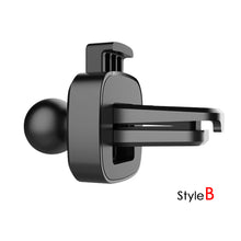 Load image into Gallery viewer, 17mm Ball Head Car Dashboard Phone Holder Bracket Mini Stand Base Fixed Air Vent Stand Converter Anti-skid Mount Car Accessories