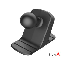 Load image into Gallery viewer, 17mm Ball Head Car Dashboard Phone Holder Bracket Mini Stand Base Fixed Air Vent Stand Converter Anti-skid Mount Car Accessories