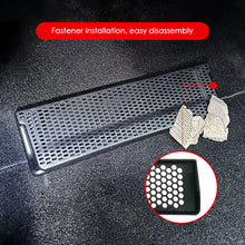 Load image into Gallery viewer, 2Pcs Under Seat Air Vent Cover Car Center Console Rear Backseat Outlet Protector Grille For Tesla Model 3 Y 2023 2022 2021 Accessories