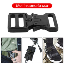 Load image into Gallery viewer, Men Tactical Webbing Belt Accessories 50/52mm Nylon Zinc Metal Quick Release Buckle Outdoor Combat Training Tactical Belt Buckle