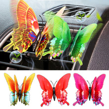 Load image into Gallery viewer, Butterfly Car Air Freshener Air Conditioner Outlet Clip Car Perfume Diffuser Car-styling Natural Smell Fragrance Auto Accessories