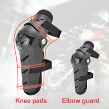 Load image into Gallery viewer, 1 Set Motorcycle Rider Protection Set Off-Road Vehicle Riding Protection Anti-Fall Anti-Collision Knee Elbow Protection Riding Equipment