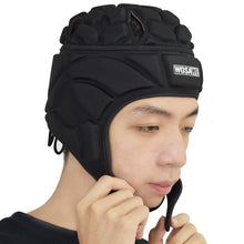 Load image into Gallery viewer, 1PC EVA Adjustable Anti-Collision Shock-Absorbing Ski Cap Soccer Goalkeeper Rugby Riding Helmet Sports Protective Equipment
