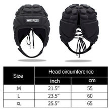Load image into Gallery viewer, 1PC EVA Adjustable Anti-Collision Shock-Absorbing Ski Cap Soccer Goalkeeper Rugby Riding Helmet Sports Protective Equipment