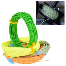 Load image into Gallery viewer, 30M/100FT Multi-Color Fly Fishing Main Line WF4F-WF8F Weight Front No Connection Float Main Line Fishing Accessories