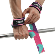 Load image into Gallery viewer, 1Pair Camo Sports Booster Strap Fitness Pull-Up Horizontal Bar Strength Training Hard Pull Strap Anti-Slip Wear-Resistant Grip Band