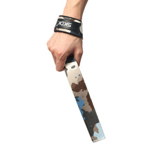 Load image into Gallery viewer, 1Pair Camo Sports Booster Strap Fitness Pull-Up Horizontal Bar Strength Training Hard Pull Strap Anti-Slip Wear-Resistant Grip Band