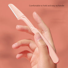 Load image into Gallery viewer, Folding Eyebrow Trimmer Anti Scratch Macro Stainless Steel Eyebrow Trimmer Safe Portable Eyebrow Trimming Knife Beauty Tool