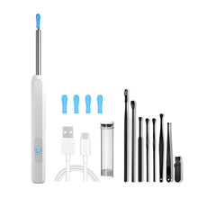 Load image into Gallery viewer, Intelligent High-definition Visual Wireless Ear Pick Rechargeable Luminous Ear Endoscope Ear Wax Removal Ear Cleaner Tool