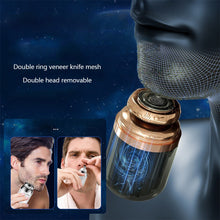 Load image into Gallery viewer, 2-in-1 Mini Shaver Nose Hair Trimmer USB Rechargeable Electric Razor Nose Hair Trimmer Washable Detachable Beard Trimmer