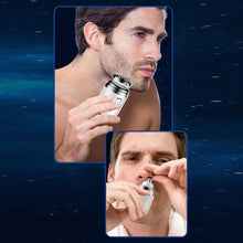 Load image into Gallery viewer, 2-in-1 Mini Shaver Nose Hair Trimmer USB Rechargeable Electric Razor Nose Hair Trimmer Washable Detachable Beard Trimmer
