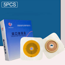 Load image into Gallery viewer, Two Piece Open Artificial Anal Ostomy Pocket for Medical Drainage Drainable Pouches with Hoop Barriers Ostomy Supplies Health Care
