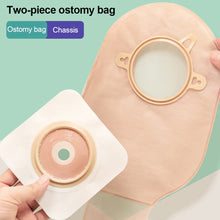 Load image into Gallery viewer, Two Piece Open Artificial Anal Ostomy Pocket for Medical Drainage Drainable Pouches with Hoop Barriers Ostomy Supplies Health Care