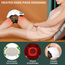Load image into Gallery viewer, Physiotherapy Hot Compress Electric Knee Massager Electric Heating Knee Pads for Joint Pain Winter Warming Knee Therapy Massager