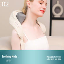 Load image into Gallery viewer, Trapezius Muscle Massage Shawl Neck Massager Dynamic Hot Compress Kneading Massage Shoulder Neck Massager Cervical Muscle Relaxing