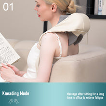 Load image into Gallery viewer, Trapezius Muscle Massage Shawl Neck Massager Dynamic Hot Compress Kneading Massage Shoulder Neck Massager Cervical Muscle Relaxing