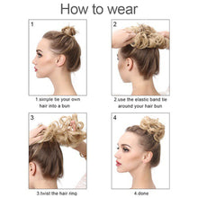 Load image into Gallery viewer, Fluffy Gradient Wig, Loop, Headband, Synthetic Fiber Hair Natural Fluffy Hair Extensions Women Wig False Hair Hairpin Headband