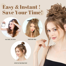 Load image into Gallery viewer, Fluffy Gradient Wig, Loop, Headband, Synthetic Fiber Hair Natural Fluffy Hair Extensions Women Wig False Hair Hairpin Headband