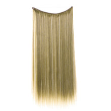 Load image into Gallery viewer, Synthetic Hair Extension Adjusted One Piece Wig Invisible Long Straight Hair fish wire Wig Not Easy To Break Women's Gradient Colored Wigs